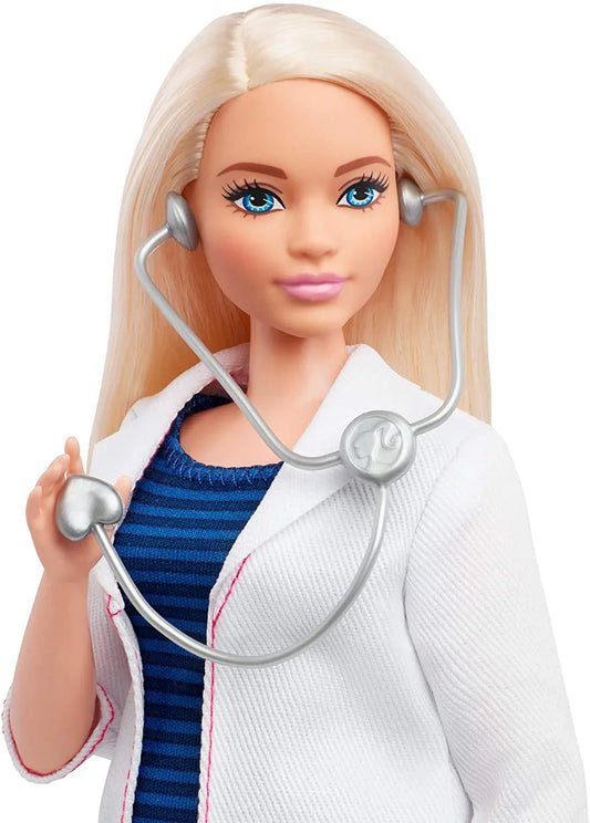 Barbie Blonde Doctor Doll Playset