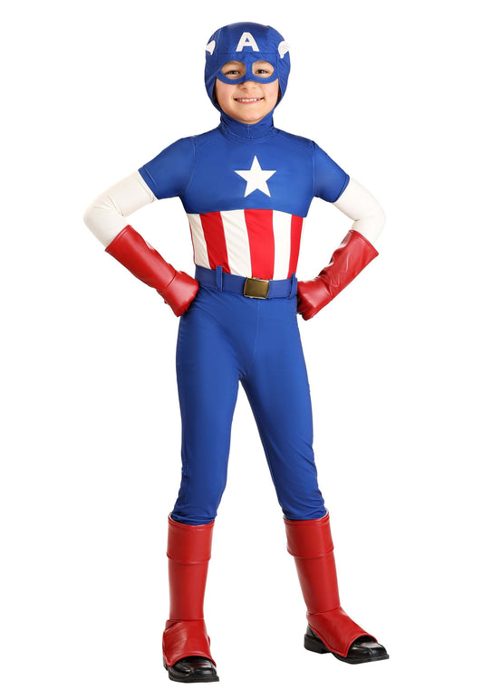 Boy's Premium Marvel Captain America Costume